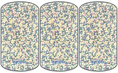 Silver Sparkle Grip - egrips Skin 3 Pack