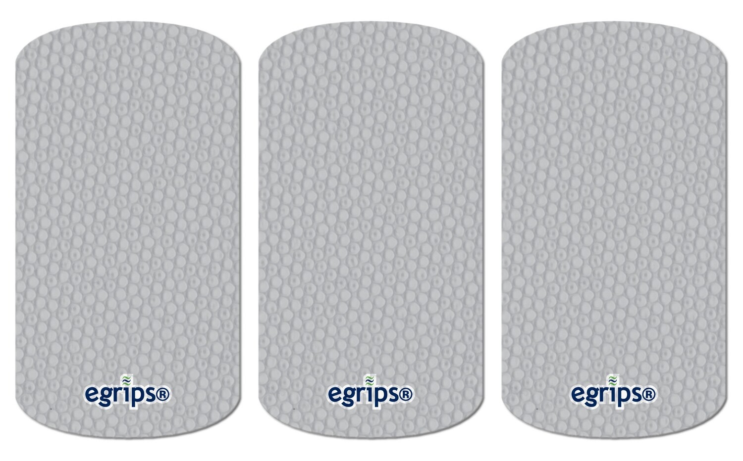 Silver Grip Sticker - egrips Skin 3 Pack