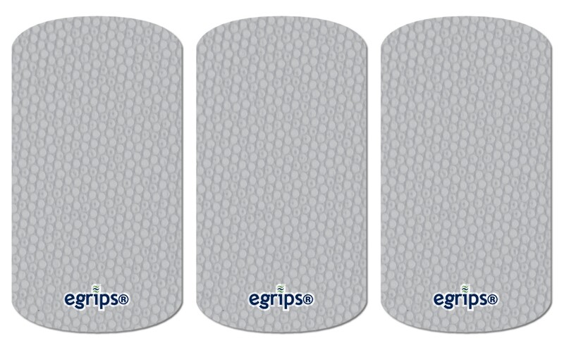 Silver Grip Sticker - egrips Skin 3 Pack