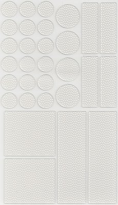 egrips 30 Piece Kit of Circles & Rectangles - Clear 2 Pack (60 pcs) - Anti-Slip Grip Sticker Kit
