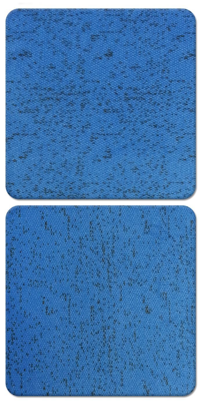 2 Pack - DigiClean Xtra 1.3&quot; square screen cleaners - Blue Splatter