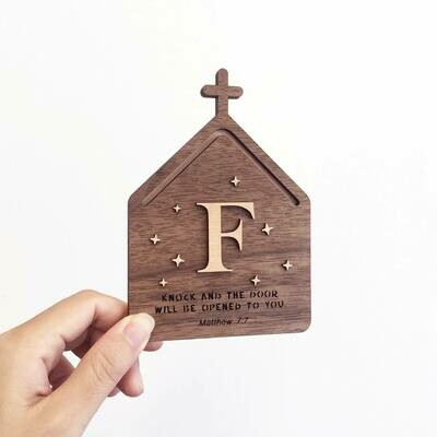 Church Door Sign 教堂門牌 (small size 細版)