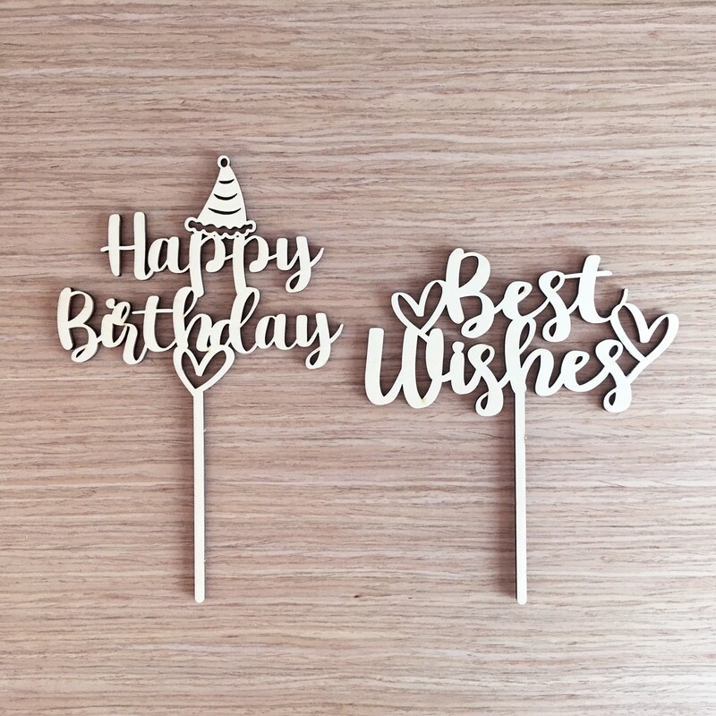 Cake Topper-regular items 蛋糕牌-現有款式