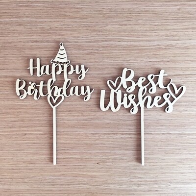 Cake Topper-regular items 蛋糕牌-現有款式