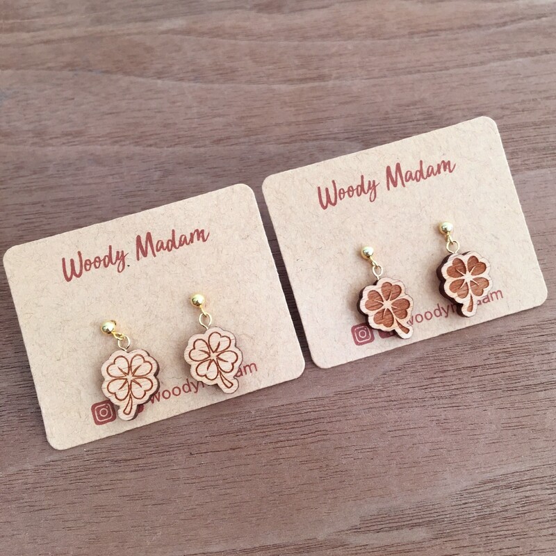 Four-leaf clover series - earrings (short)
