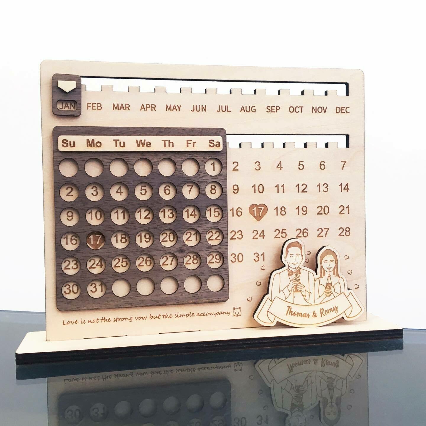 Customised Perpetual Calendar 訂製圖案萬年曆