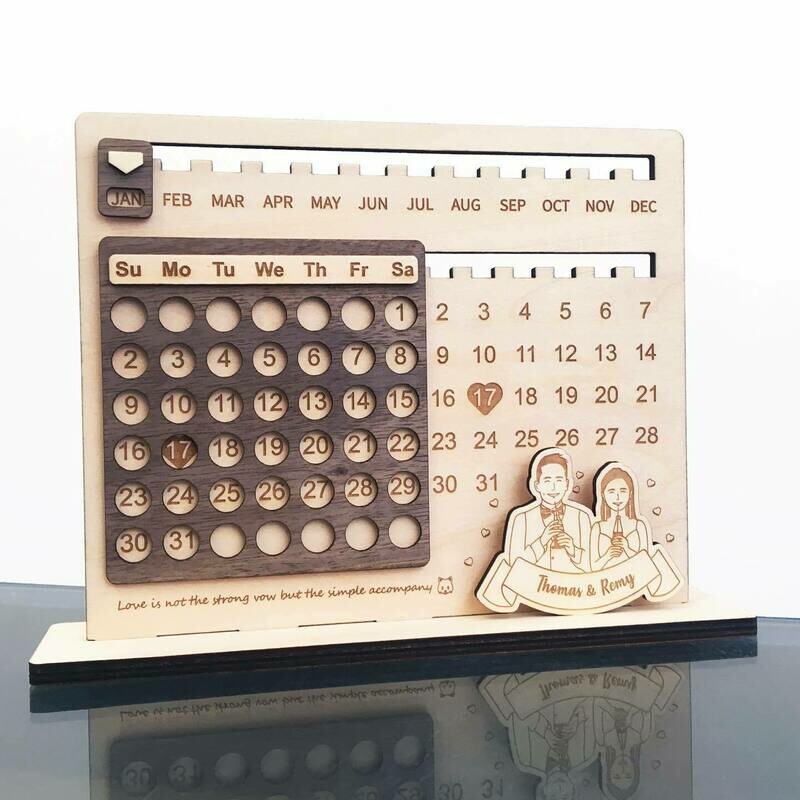 Customised Perpetual Calendar 訂製圖案萬年曆
