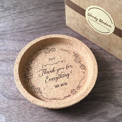 Personalized Coaster (Four-leaf clover) 水松木杯墊訂製