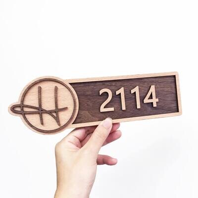 Home Door Number Sign 數字簡約門牌