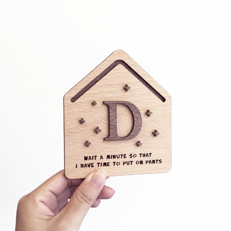 We are Home 門牌-We are home Door Sign
