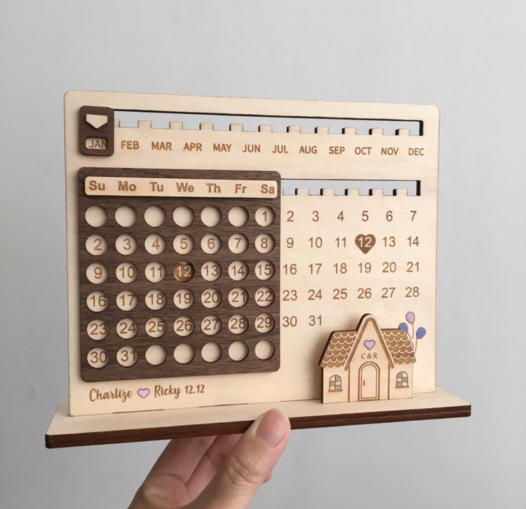 【Our Home】 Perpetual Calendar 小屋萬年曆