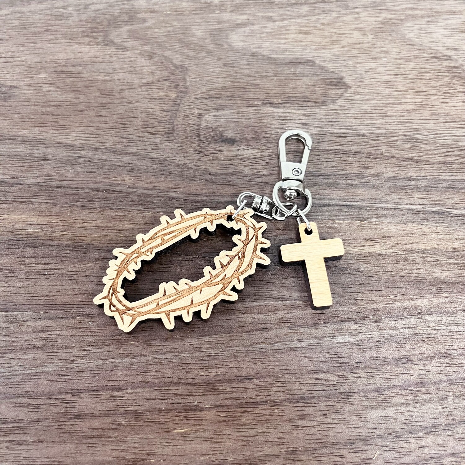 Crown of thorns keychain 荊棘冠冕匙扣