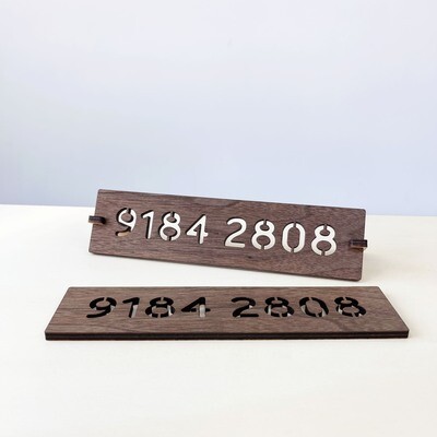 Car Sign Plate- simplified version 簡約自訂停車牌