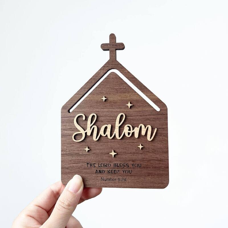Church Door Sign 基督教門牌-Shalom