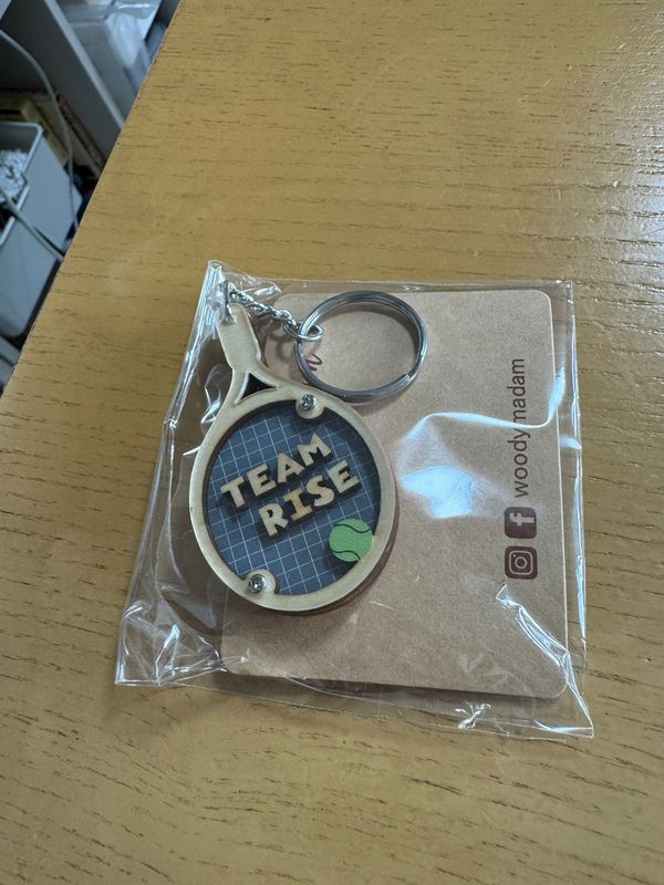 Custom name Keychains (Tennis Racket) 20 pieces