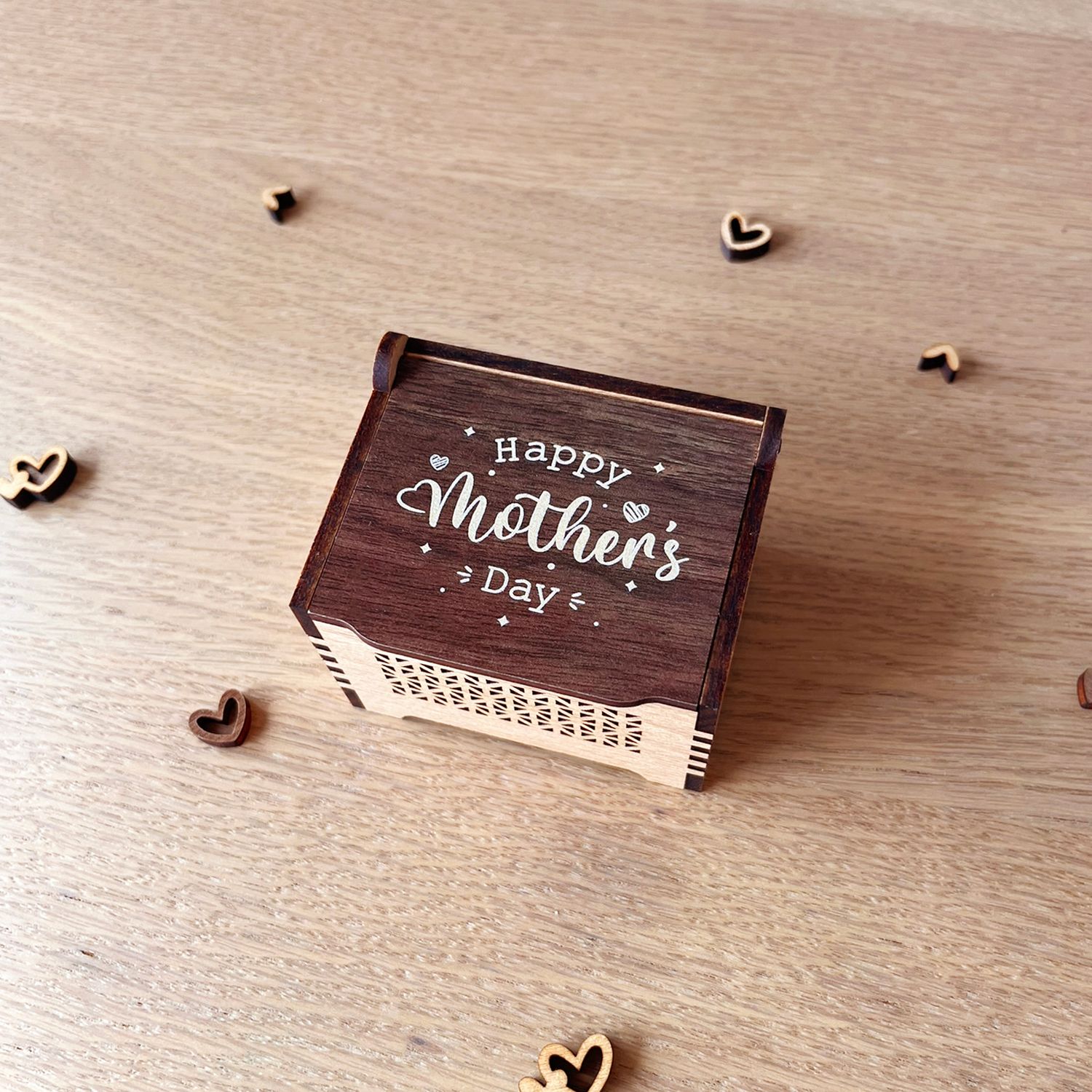 【Wooden music box 木製音樂盒】 母親節限定
