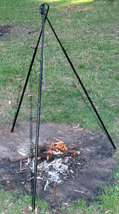Tripod - 1 metre with chain and hook