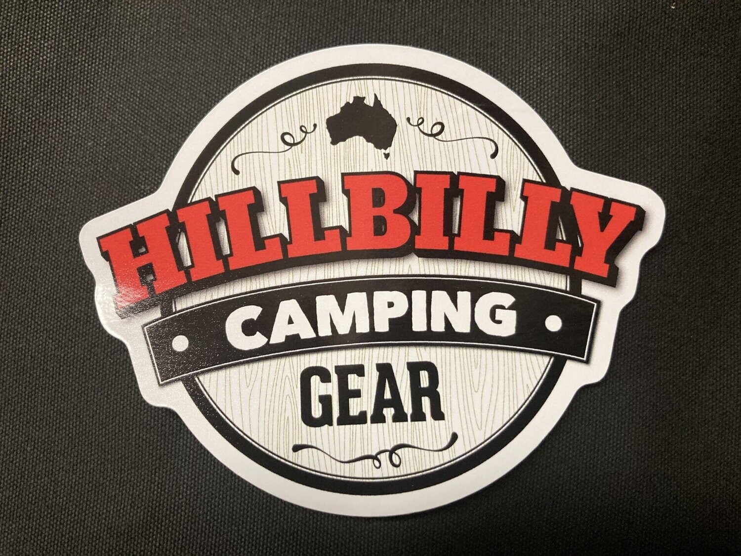 Hillbilly Camping Gear Sticker Hillbilly Camping Gear Sticker