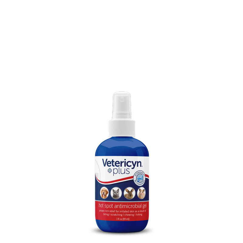 Vetericyn Plus® Hot Spot Antimicrobial Hydrogel - Adheres to the skin to provide soothing relief from itchy and irritated skin. (packaging may vary)