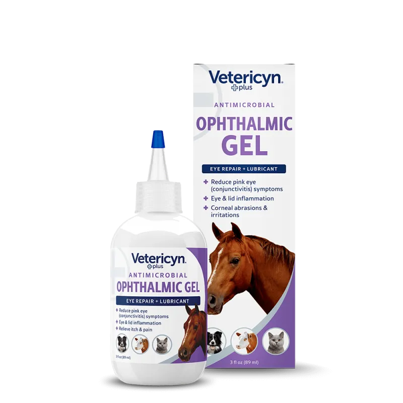 ​Le gel ophtalmique antimicrobien Vetericyn Plus® 90 mL