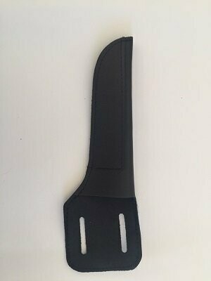 Echt-Lederetui für Messer/ Schere in schwarz Echt-Lederetui für Messer/ Schere in schwarz