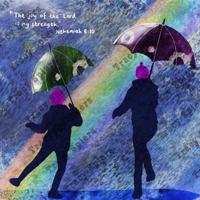 Umbrella dance