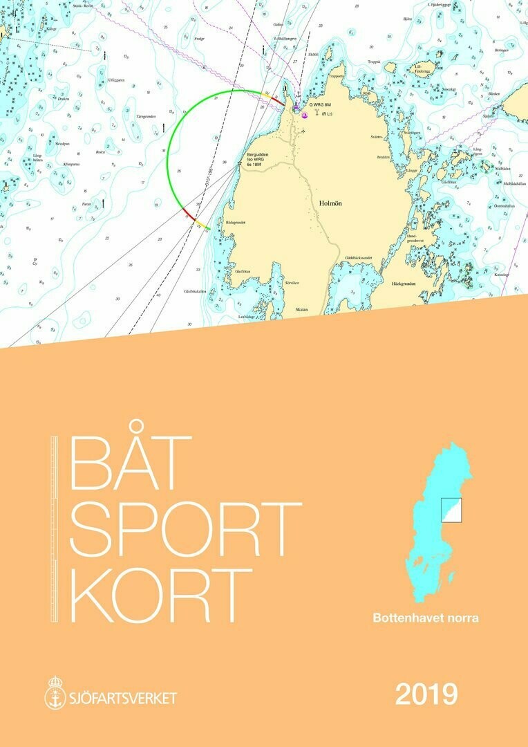 Schweden - Båtsportkort "Bottenhavet norra, Öregrund-Möja"