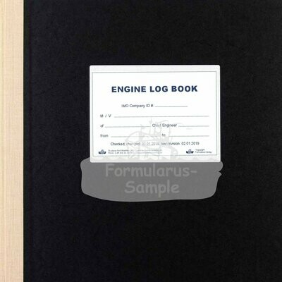 Engine Log Book / Maschinentagebuch - verschiedene Ausführungen