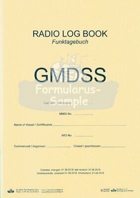 Radio Log Book / Funktagebuch