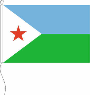 Nationalflagge Djibouti 100x150cm