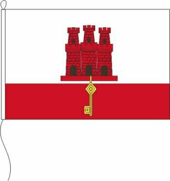 Nationalflagge Gibraltar 100x150cm