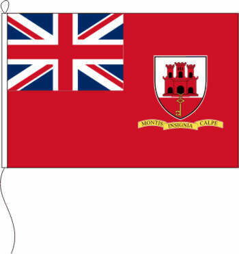 Handelsflagge Gibraltar 100x150cm