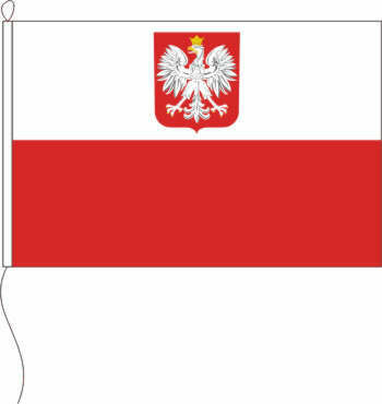 Handelsflagge Polen 100x150cm