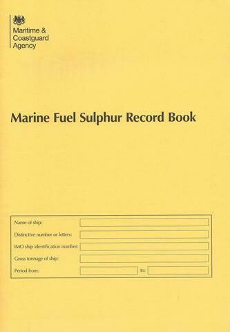 MCA Marine Fuel Sulphur Record Book