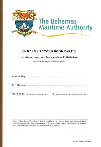 Garbage Record Book (Part 2) Bahamas