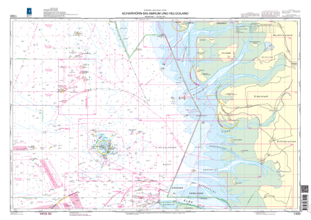 BSH D1300 Scharhörn bis Amrum und Helgoland
