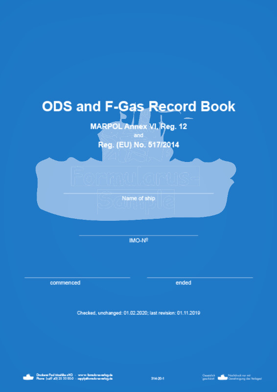 ODS and F-Gas Record Book