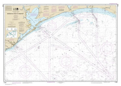 NOAA Chart 11330 - Mermentau River to Freeport