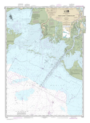 NOAA Chart 11351 - Point au Fer to Marsh Island