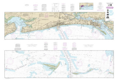 NOAA Chart 11372 - Intracoastal Waterway Dog Keys Pass to Waveland