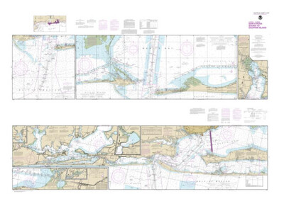 NOAA Chart 11378 - Intracoastal Waterway Santa Rosa Sound to Dauphin Island