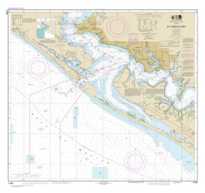NOAA Chart 11391 - St. Andrew Bay