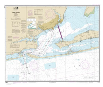 NOAA Chart 11383 - Pensacola Bay