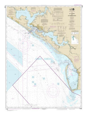 NOAA Chart 11389 - St Joseph and St Andrew Bays
