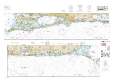 NOAA Chart 11425 - Intracoastal Waterway Charlotte Harbor to Tampa Bay