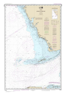NOAA Chart 11420 - Havana to Tampa Bay