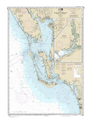 NOAA Chart 11426 - Estero Bay to Lemon Bay, including Charlotte Harbor;Continuation of Peace River