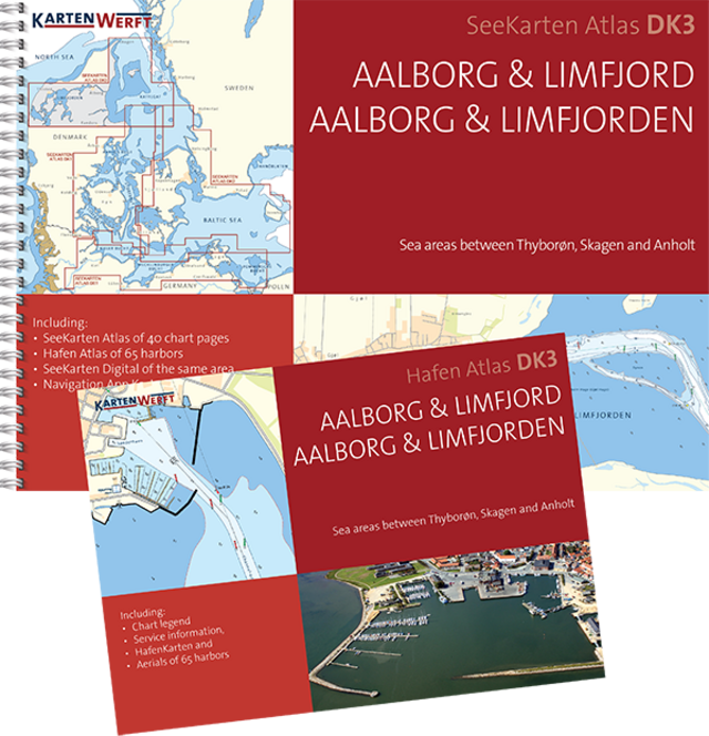 Kartenwerft Seekarten Atlas DK3 - Aalborg & Limfjord