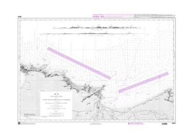 SHOM 3024 - Du Cap Toukoush au Cap Rose