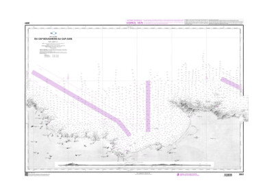 SHOM 3061 - Du Cap Bougaroni au Cap Axin